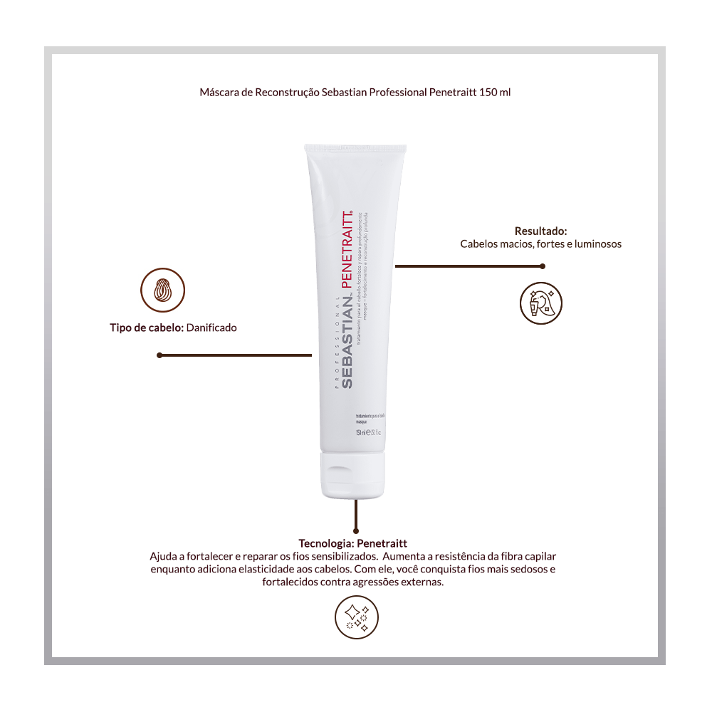 Máscara de Reconstrução Sebastian Professional Penetraitt 150 ml