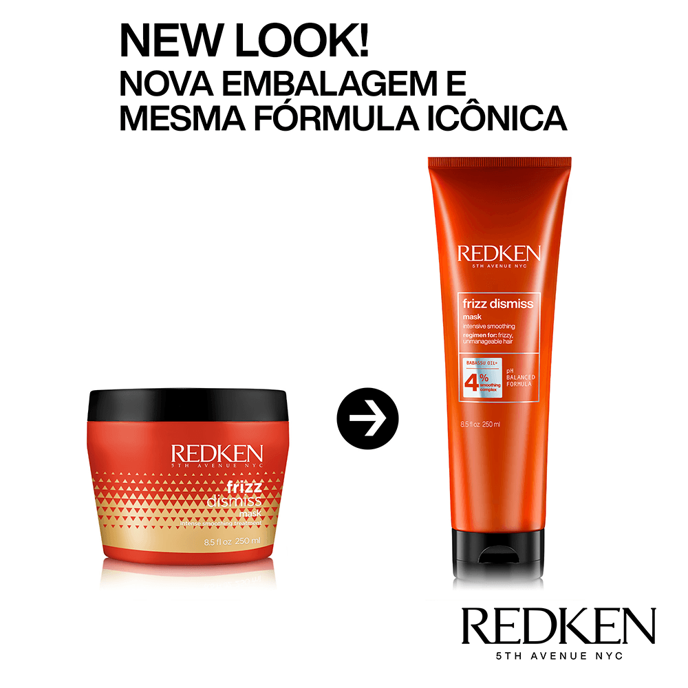 Máscara Antifrizz Redken Frizz Dismiss 250 ml