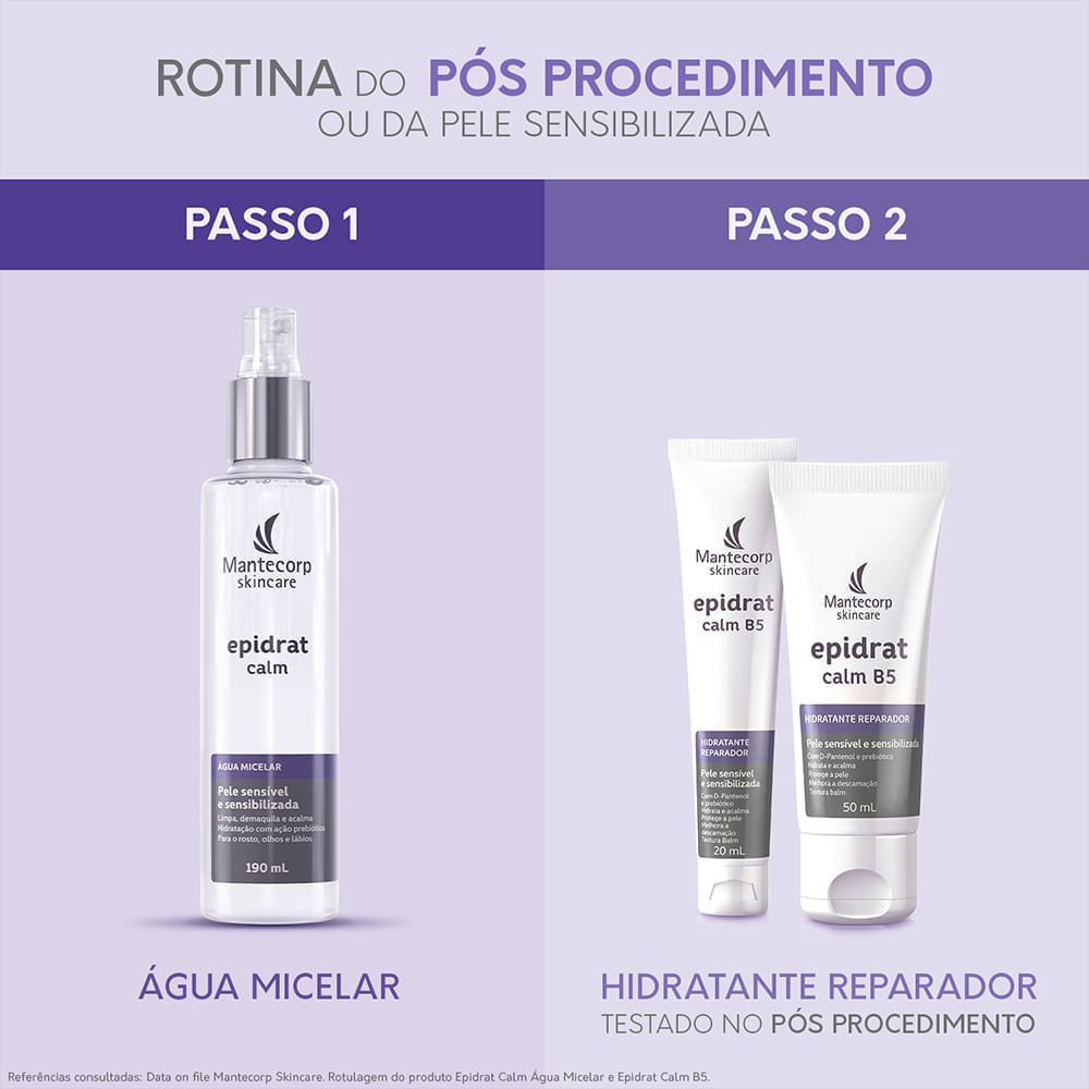 Hidratante Facial Reparador Mantecorp Epidrat Calm B5 50 ml