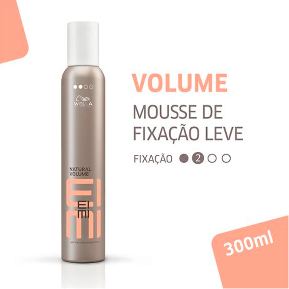 Mousse Fixador Wella Professionals Eimi Natural Volume 300 ml