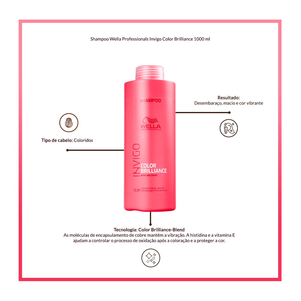 Shampoo Invigo Color Brilliance Wella Professionals 1L