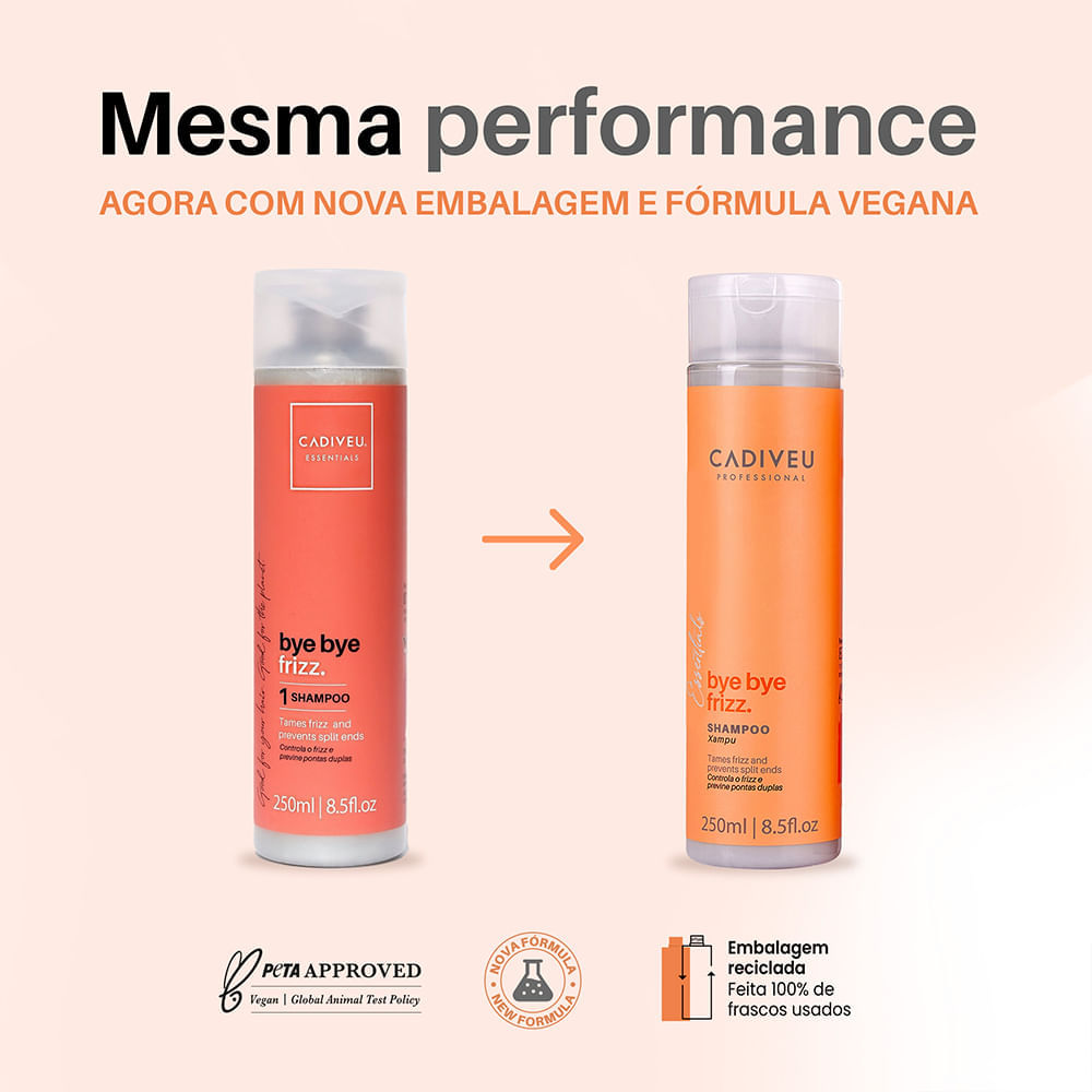 Shampoo Cadiveu Essentials Bye Bye Frizz 250 ml