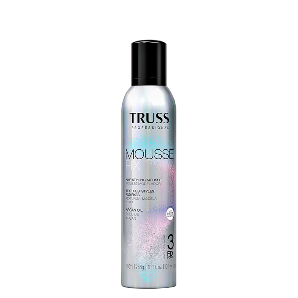 Mousse Modelador Truss Stay Fix Médio 300 ml