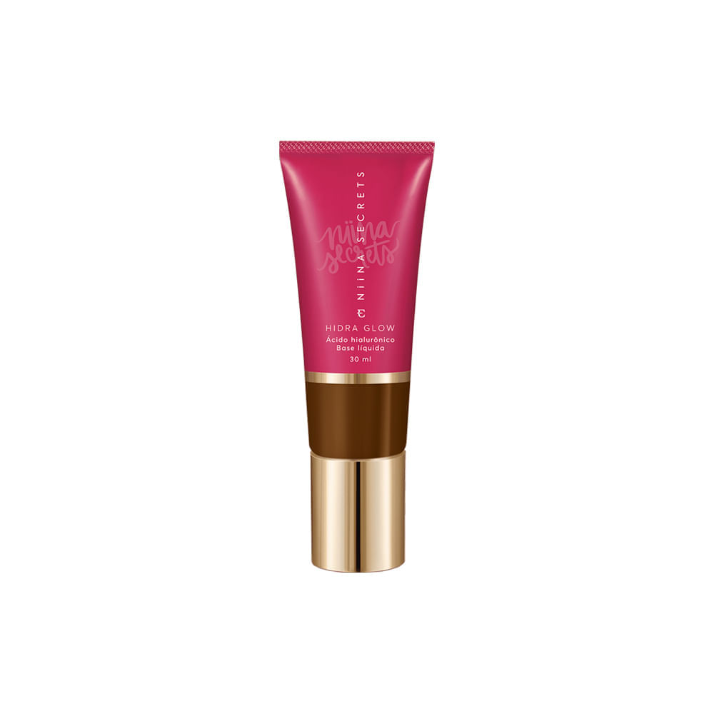 Base Líquida Natural Eudora Niina Secrets Hidra Glow 95 30 ml