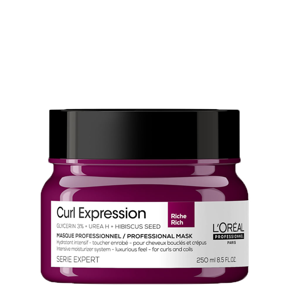 Máscara de Hidratação e Antifrizz L'Oréal Professionnel Serie Expert Curl Expression Riche 250 ml