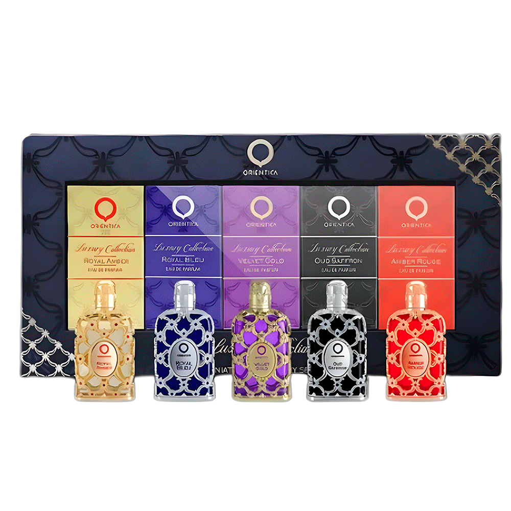Kit 5 Perfume Unissex Luxury Collection Eau De Parfum Orientica Miniaturas 7,5ml