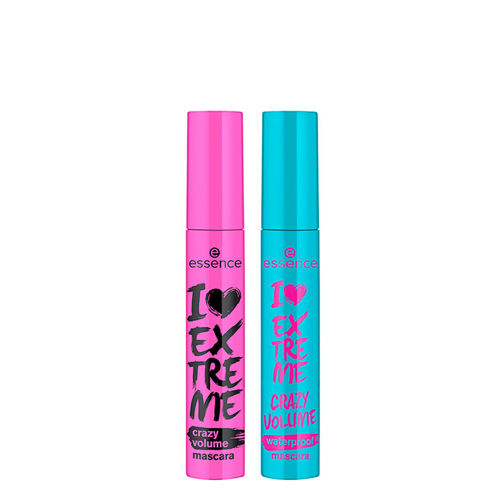 Kit Máscaras de Cílios Essence Bestseller I Love Extreme Crazy Volume