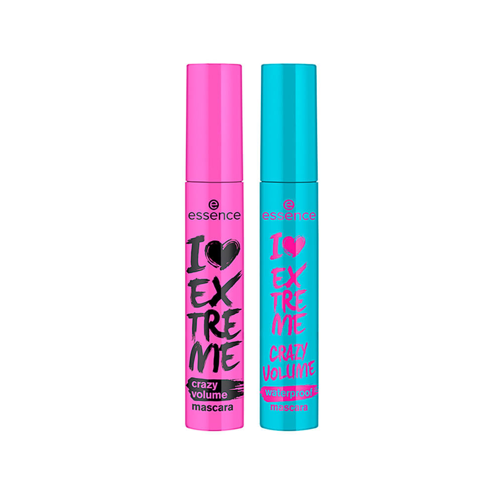 Kit Máscaras de Cílios Essence Bestseller I Love Extreme Crazy Volume