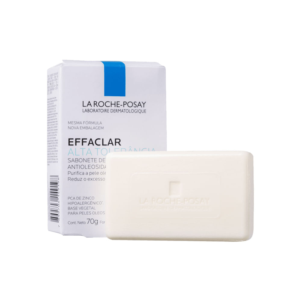 Sabonete em Barra para Limpeza Facial La Roche-Posay Effaclar Alta Tolerância 70 g