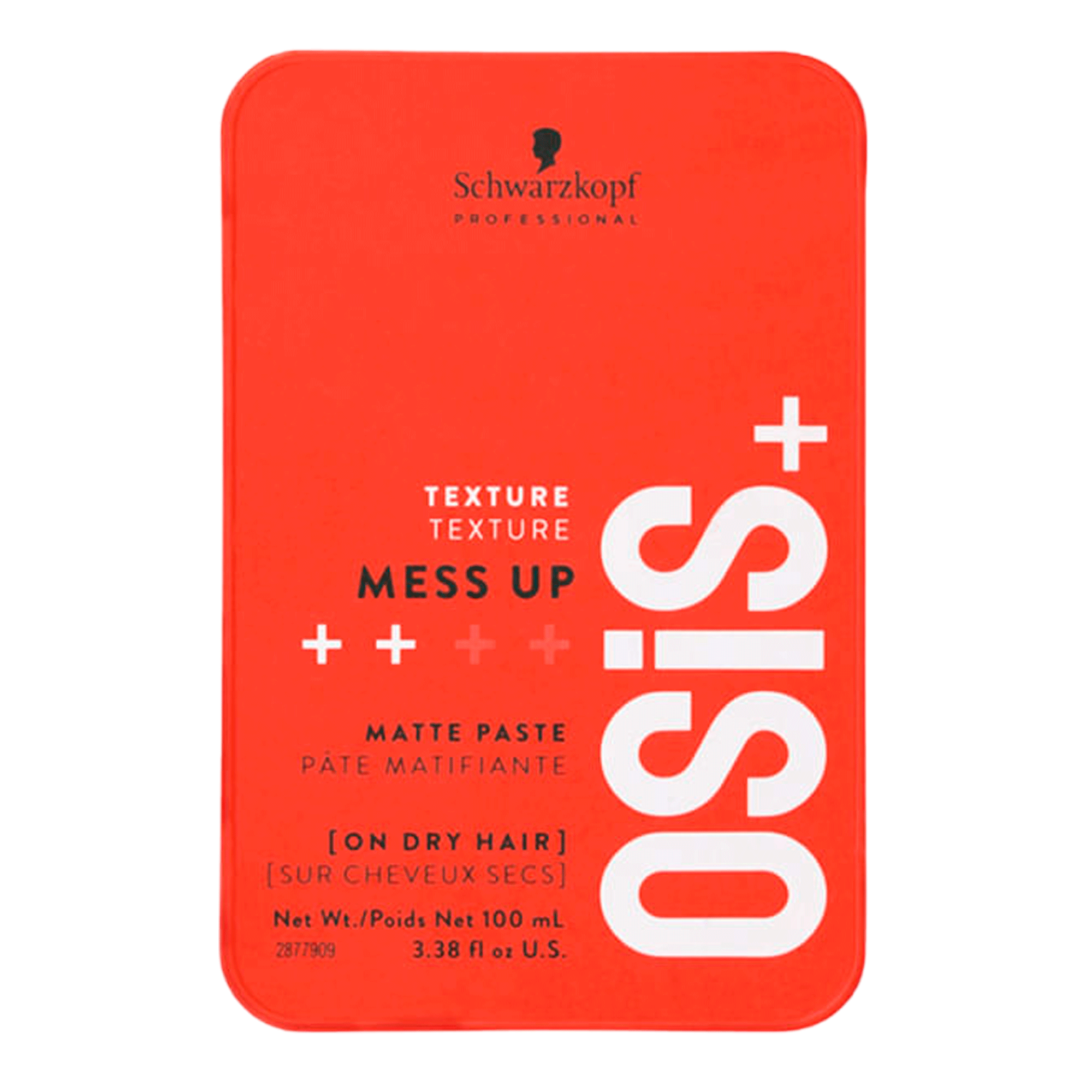 Pasta De Fixação Osis Mess Up Texture Paste Matte Schwarzkopf Professional 100ml
