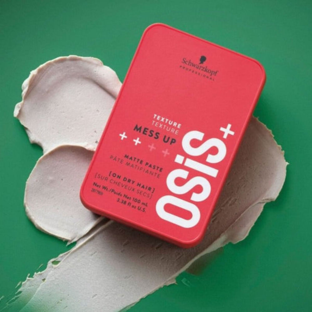 Pasta De Fixação Osis Mess Up Texture Paste Matte Schwarzkopf Professional 100ml