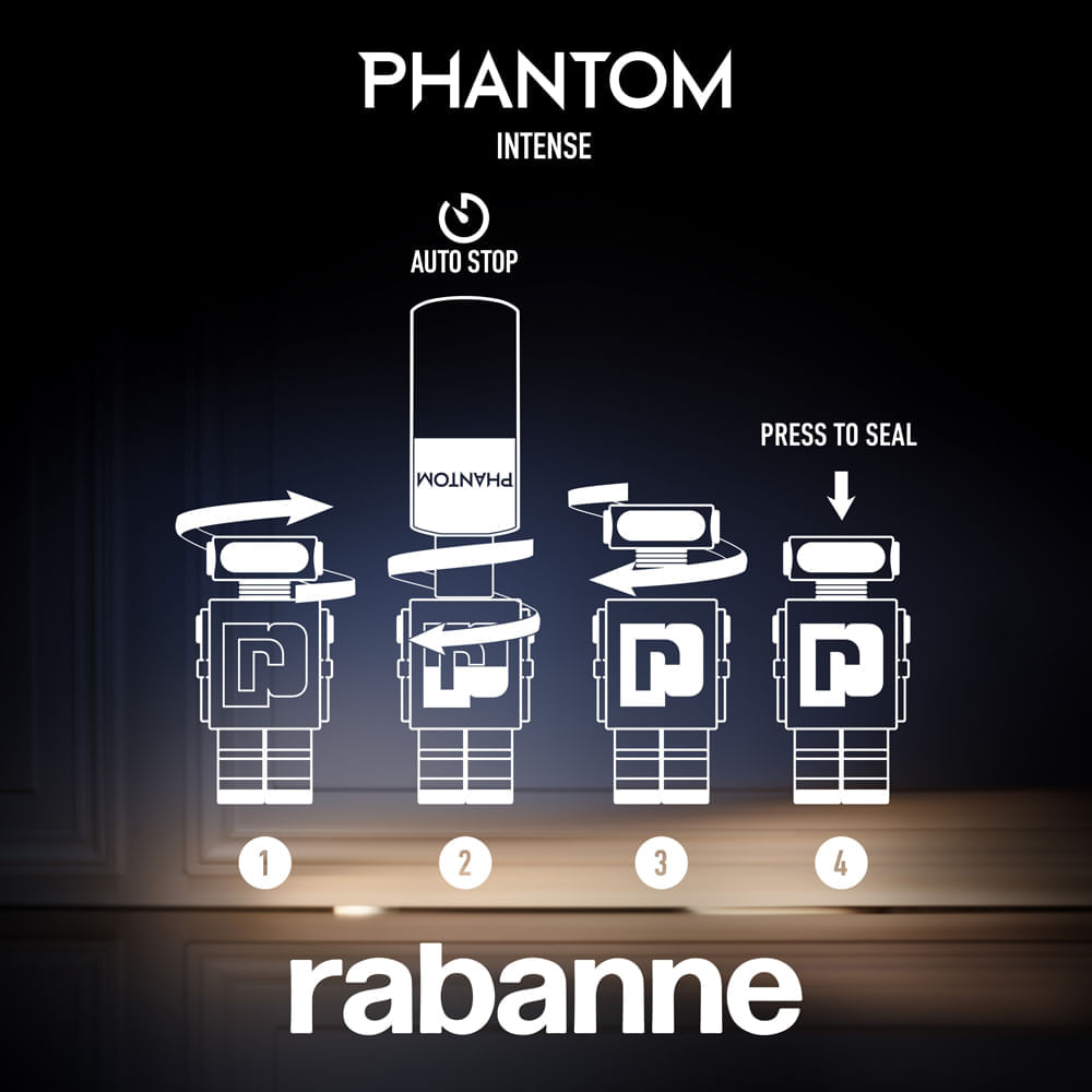 Paco Rabanne Phantom Intense Edp Perfume Masculino 100ml
