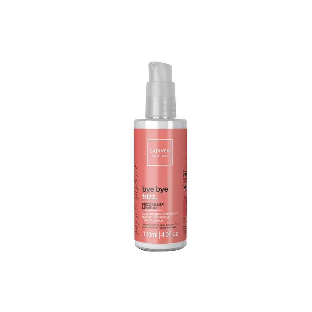 Kit Cadiveu Essentials Bye Bye Frizz - Shampoo 250 ml + Condicionador 250 ml + Leave- in Selagem Gradativa 200 ml + Leave- in Frizz 120 ml
