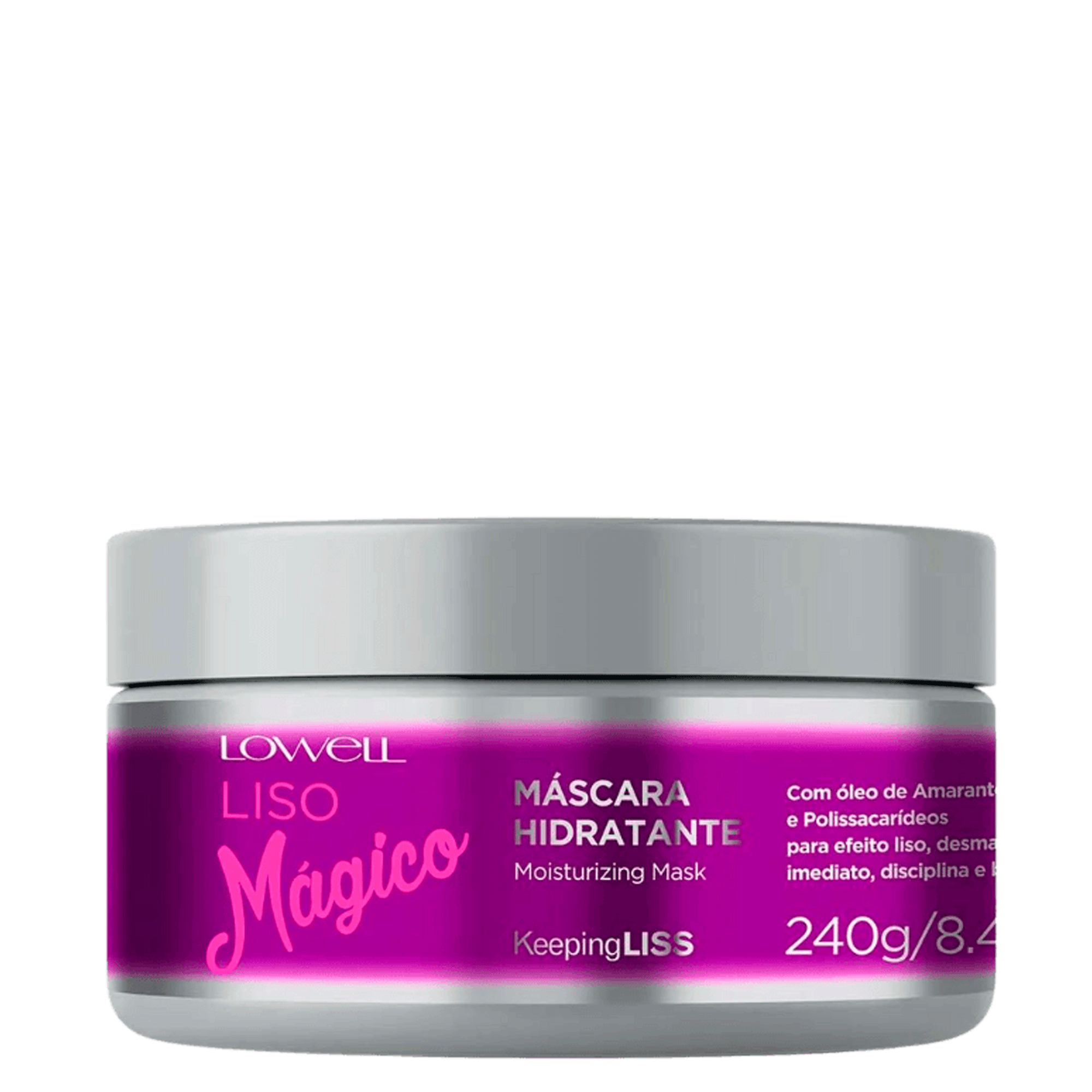 Lowell Liso Mágico - Máscara Hidratante 240g