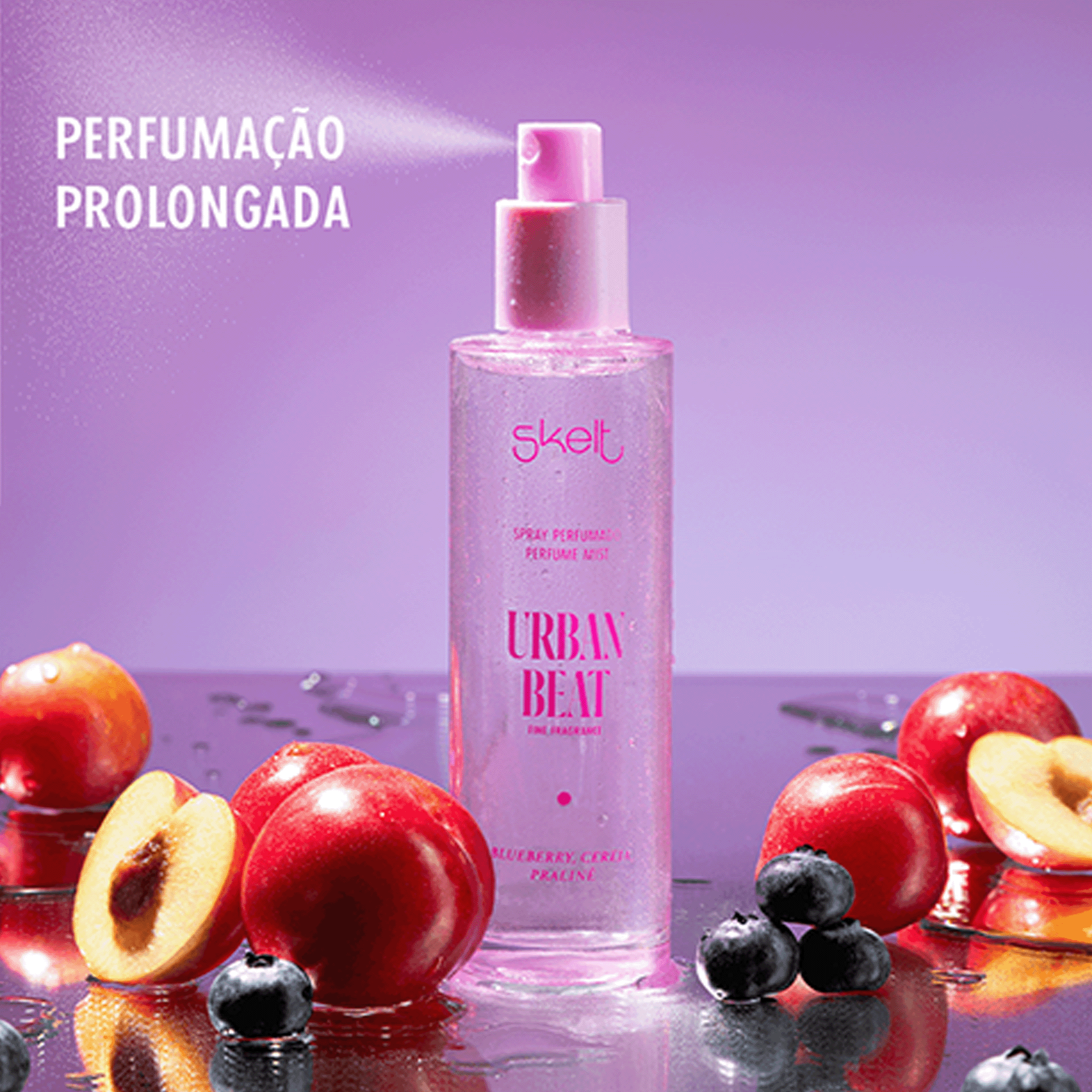 Body Splash Feminino Urban Beat Perfume Mist Skelt 100ml