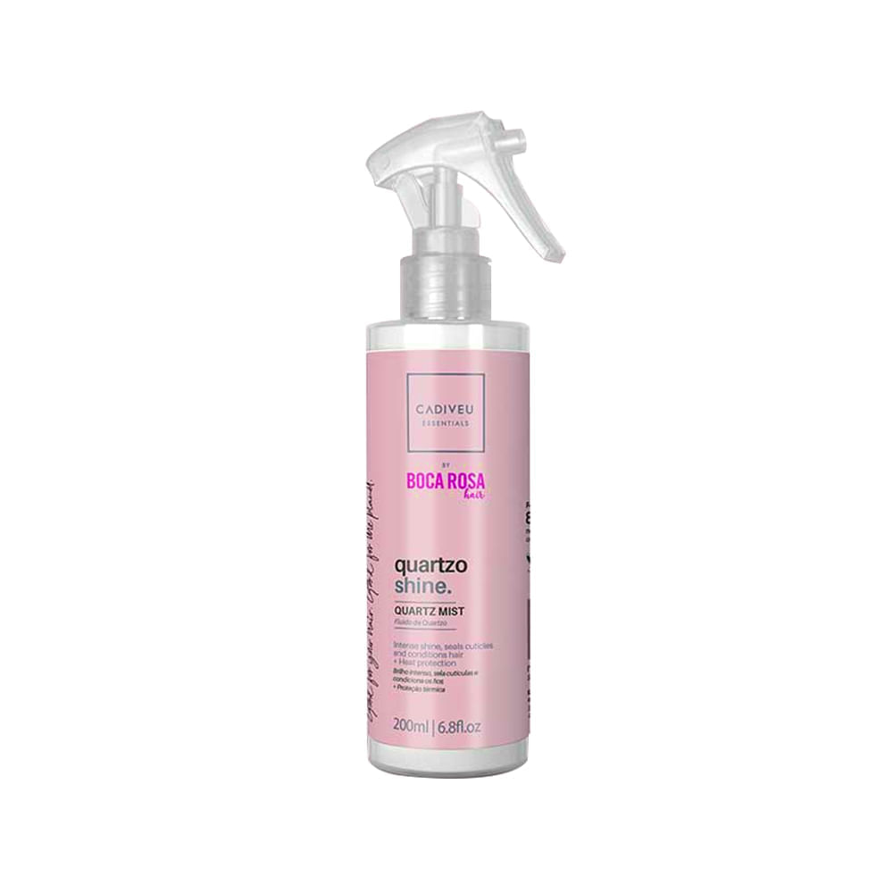 Kit Cadiveu Essentials Quartzo Shine - Shampoo 250 ml + Condicionador 250 ml- + Máscara de Brilho 200 ml + Fluído 200 ml