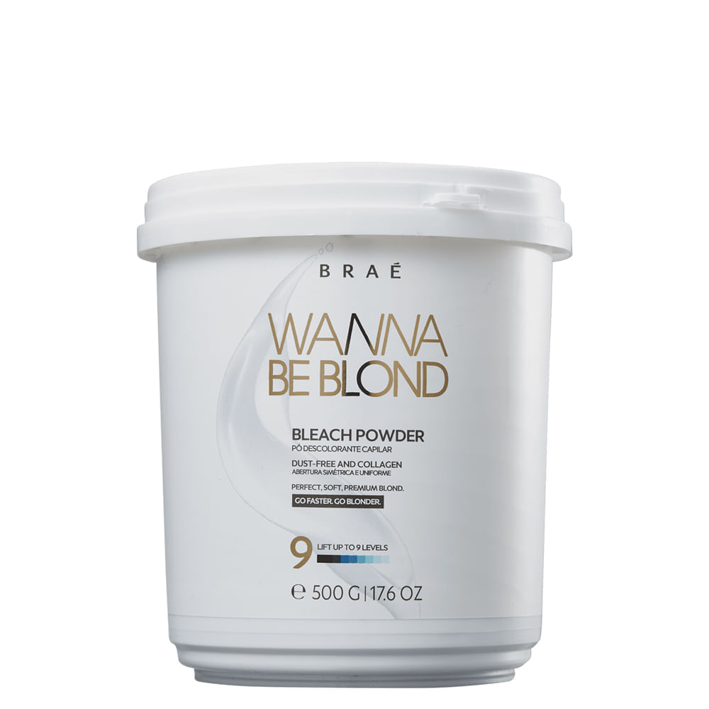 Pó Descolorante Braé Wanna Be Blond 500 G