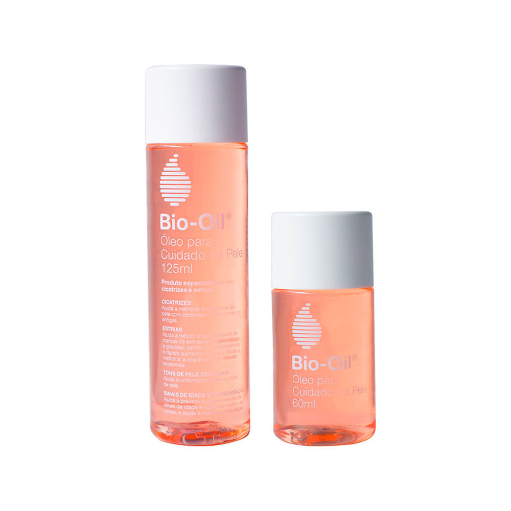 Kit Bio-Oil - Óleo Corporal Hidratante 125 Ml + Óleo Corporal Hidratante 60 Ml