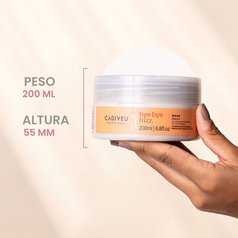 Máscara Anti-Frizz Cadiveu Essentials Bye Bye Frizz 200 ml