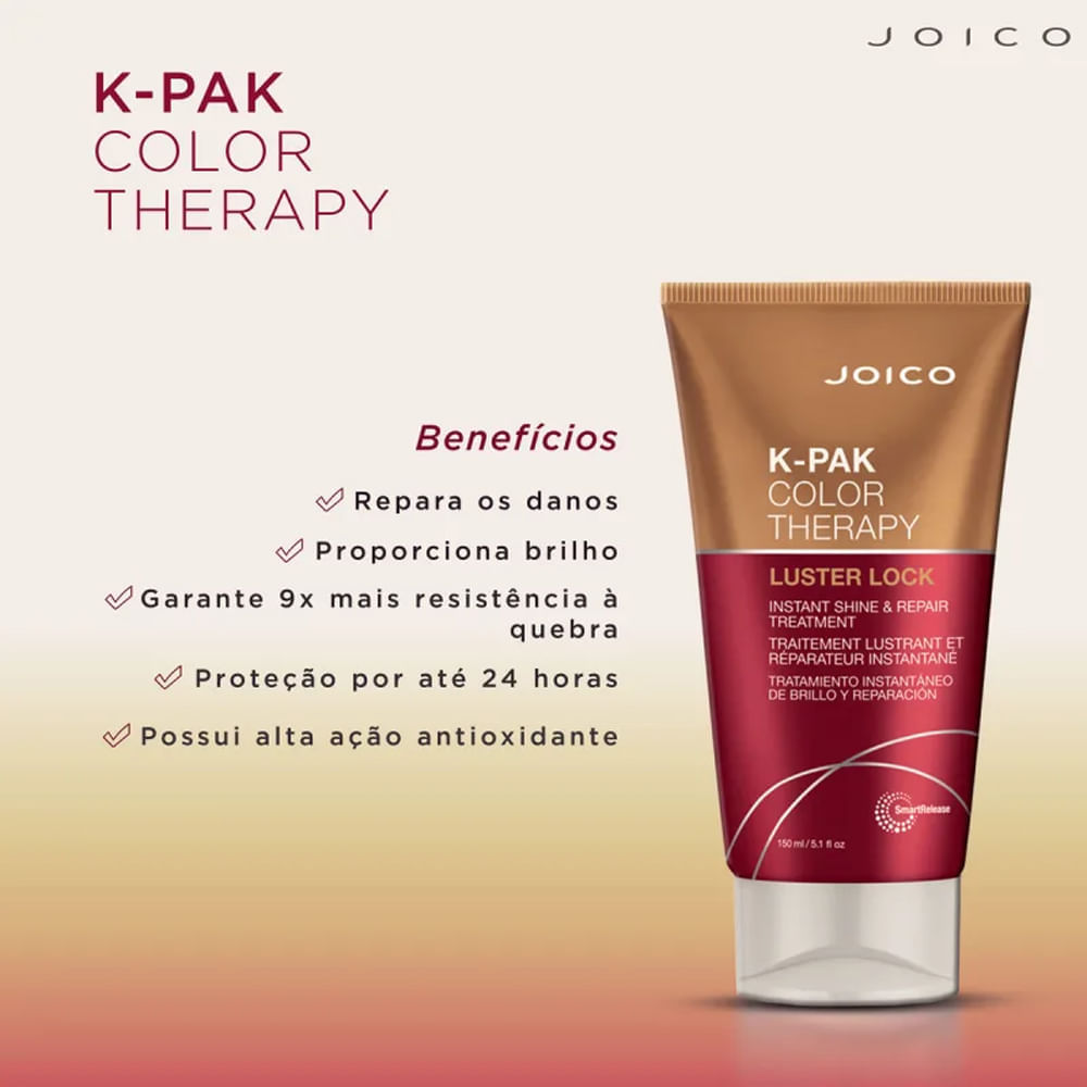 Máscara de Reparação Joico K-Pak Color Therapy Luster Lock 150 ml