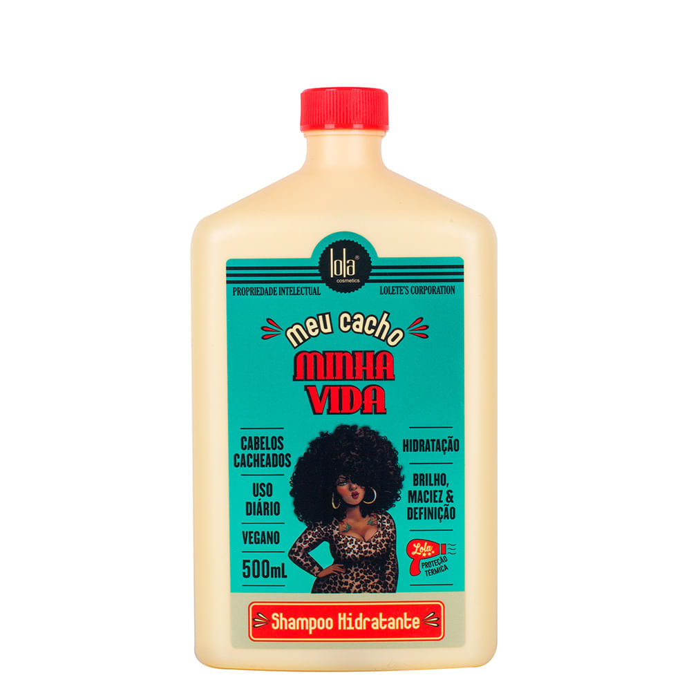 Shampoo de Hidratação Lola Cosmetics Meu Cacho Minha Vida 500 ml