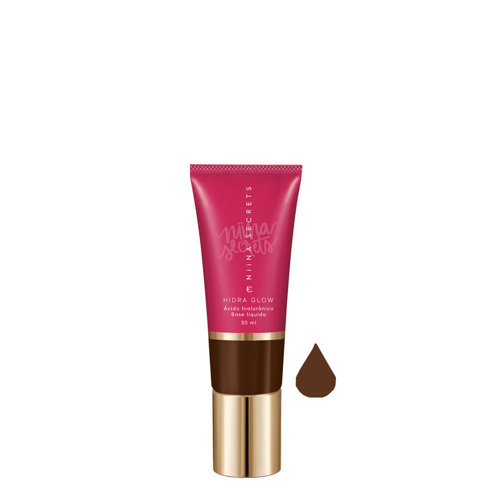 Base Líquida Natural Eudora Niina Secrets Hidra Glow 100 30 ml