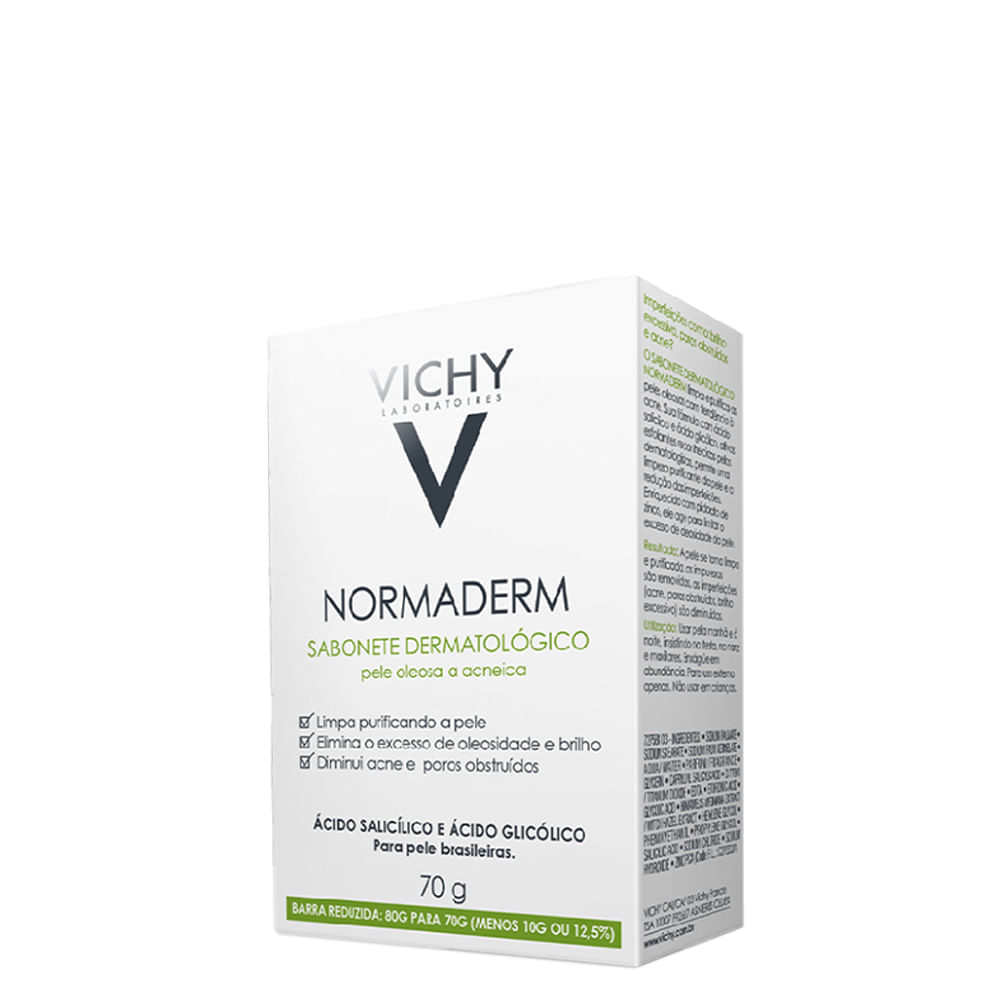 Sabonete Facial em Barra para Limpeza Profunda Vichy Normaderm 70 g