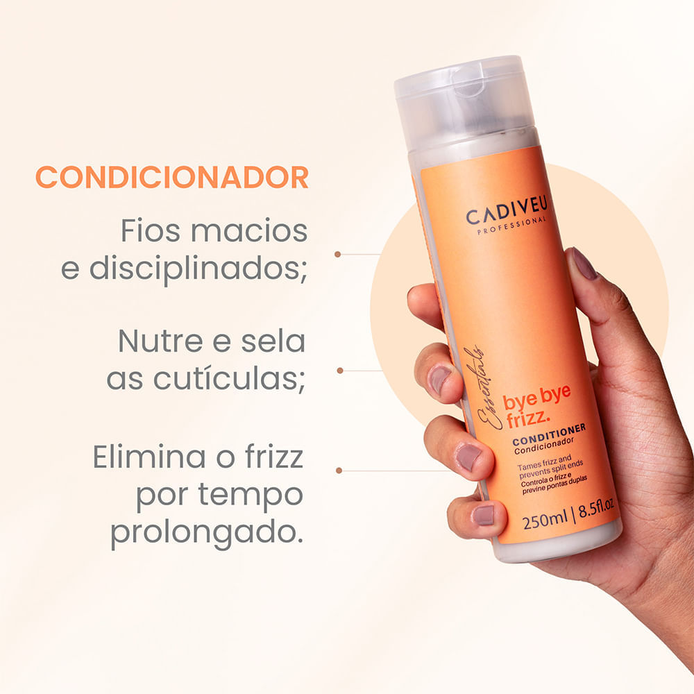 Condicionador Cadiveu Essentials Bye Bye Frizz 250 ml
