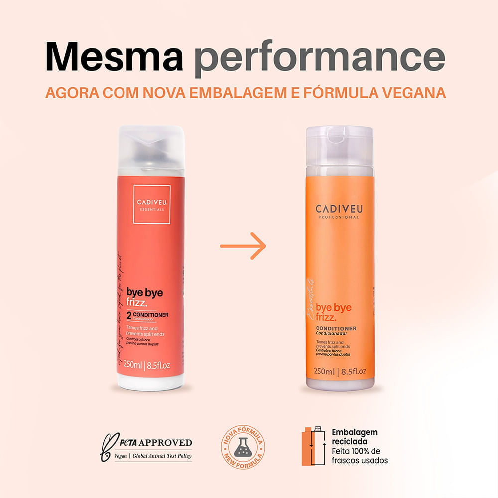 Condicionador Cadiveu Essentials Bye Bye Frizz 250 ml