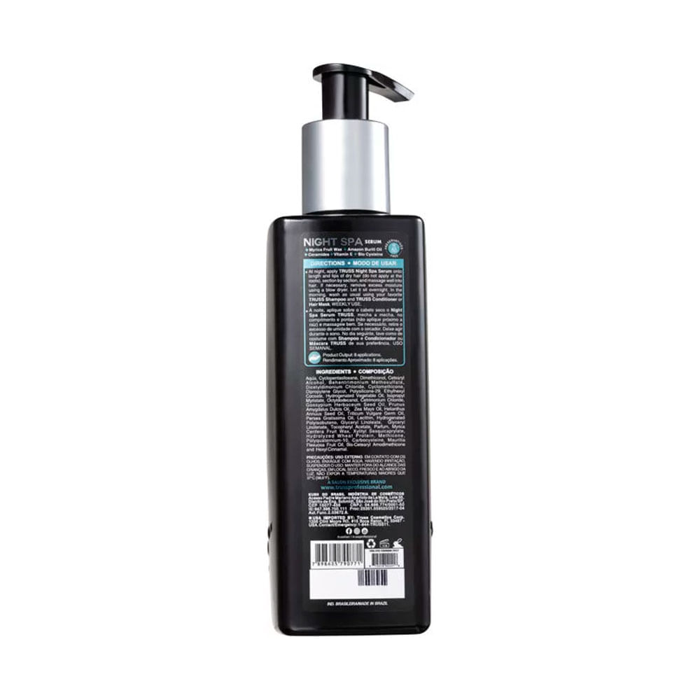 Sérum de Tratamento Noturno Truss Night Spa 250ml