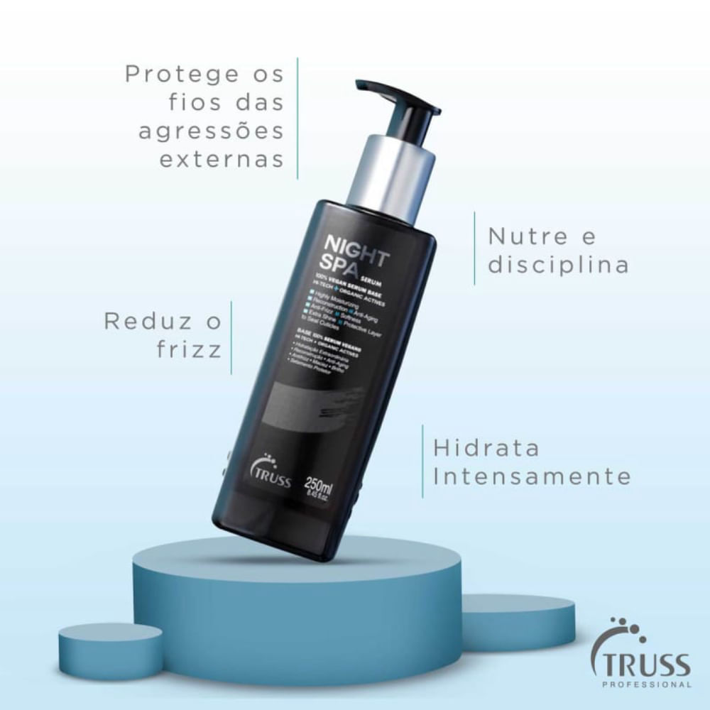 Sérum de Tratamento Noturno Truss Night Spa 250ml