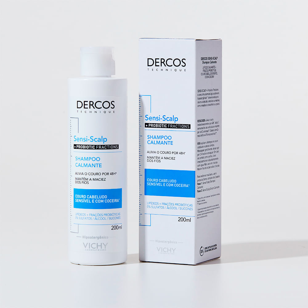 Shampoo Calmante Vichy Dercos Sensi- Scalp  200 ml