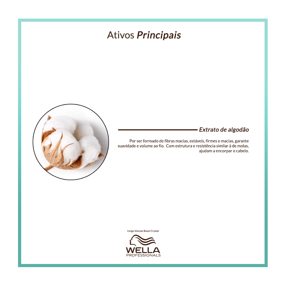 Máscara para Volume Wella Professionals Invigo Volume Boost Crystal 500 ml