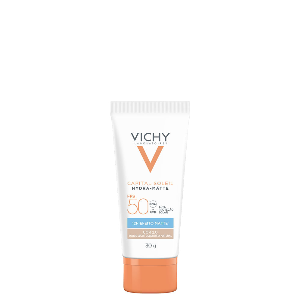 Protetor Solar Facial Vichy Capital Soleil FPS 50 Cor 2.0 30 g