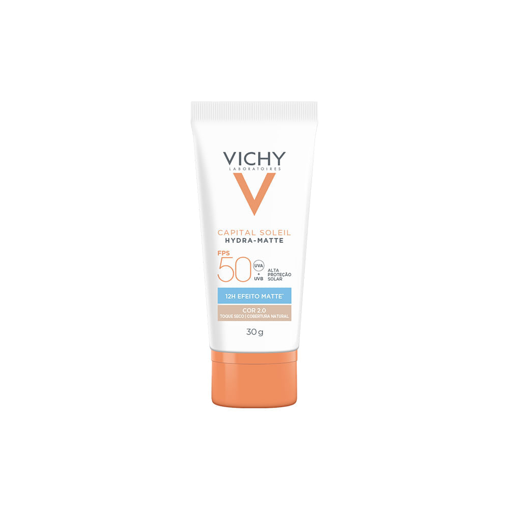 Protetor Solar Facial Vichy Capital Soleil FPS 50 Cor 2.0 30 g