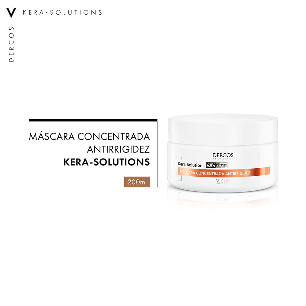Máscara de Reconstrução Vichy Dercos Kera-Solutions 200 ml