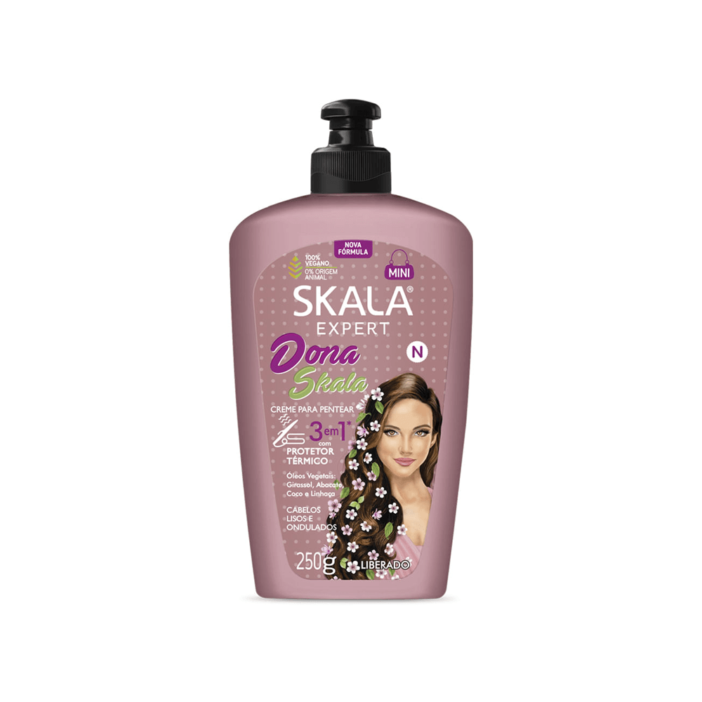 Creme De Pentear 3 em 1 Dona Skala 250g