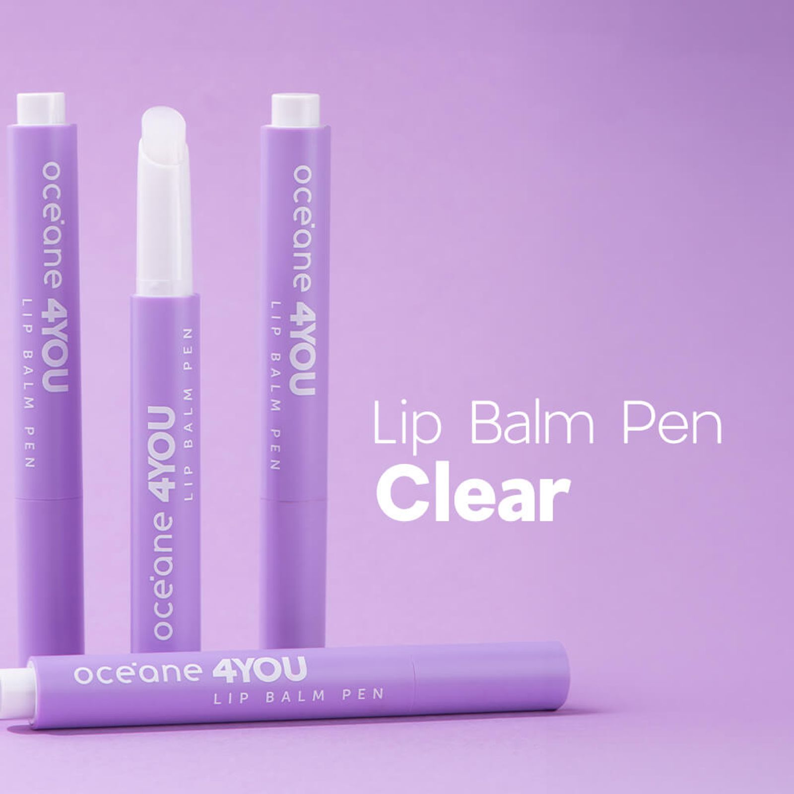 Hidratante Labial 4you Lip Balm Océane Clear Transparente