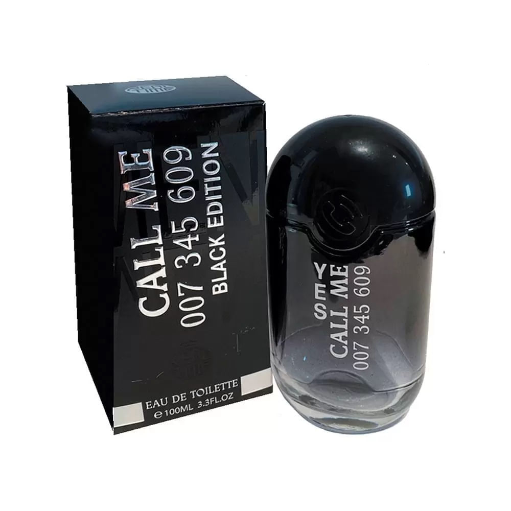 Perfume Masculino Yes Call Me Black Real Time Eau De Toilette 100ml