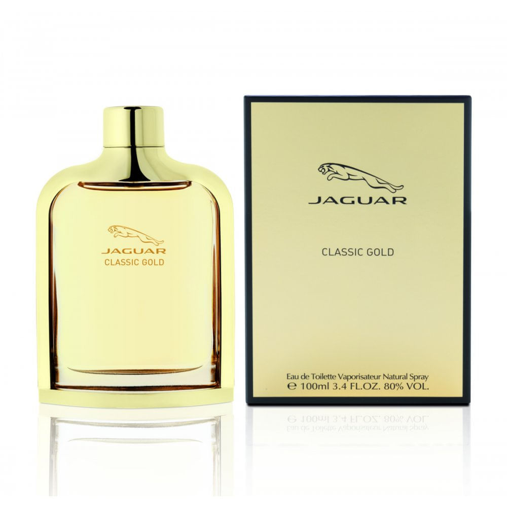 Perfume Masculino Jaguar Classic Gold De Eau De Toilette 100ml