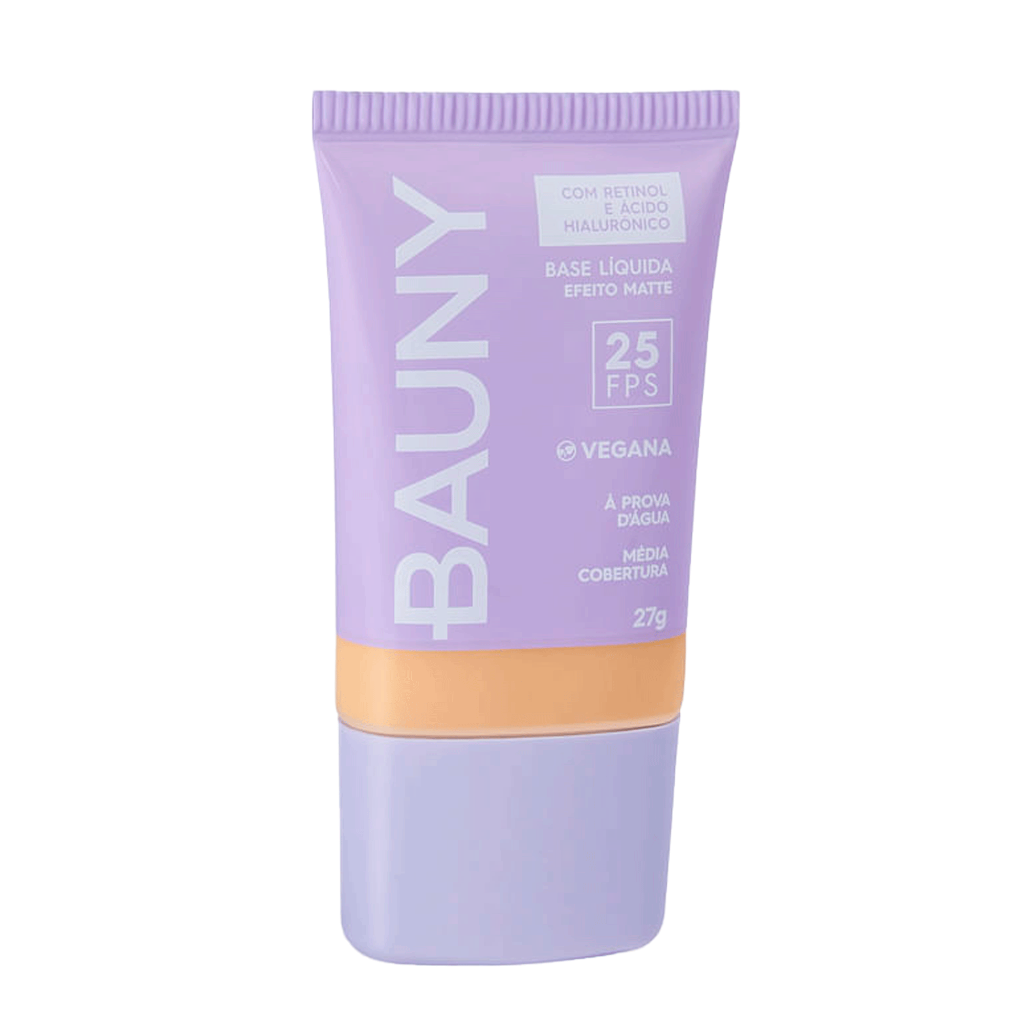 Base Facial Efeito Matte Bauny 27g Cor 040