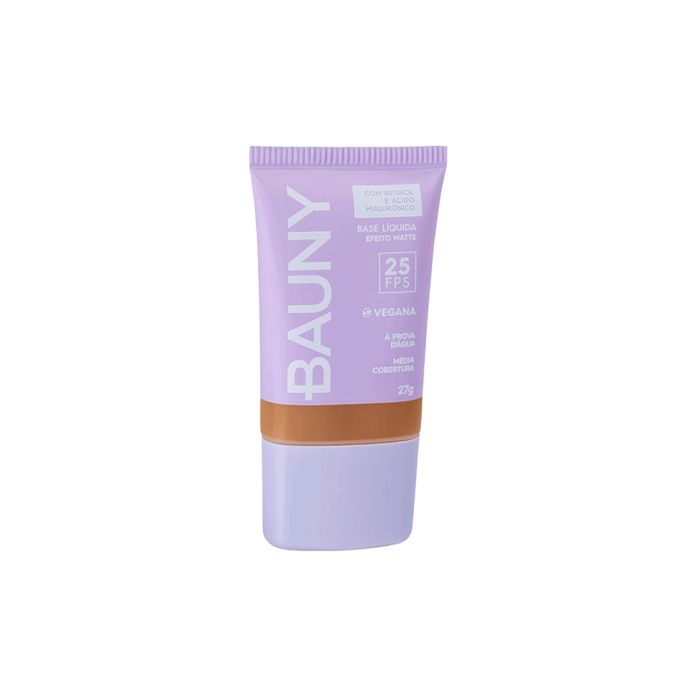 Base Facial Efeito Matte Bauny Vegana 27g Cor 90