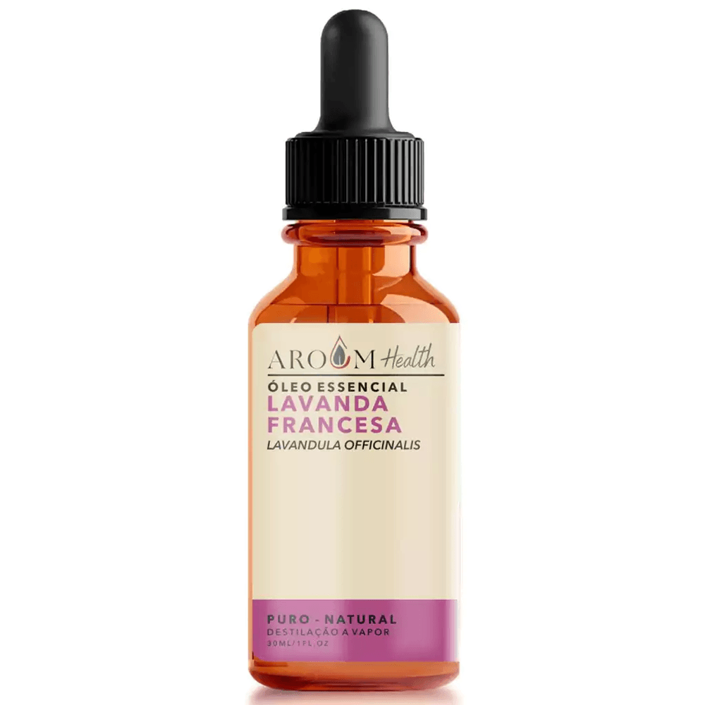Óleo Essencial Lavanda Francesa Puro 30 ML Aroom Aromaterapia