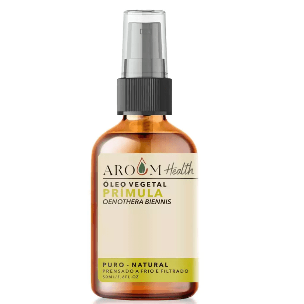 Óleo  Prímula Puro 100% natural cabelo e pele 50 ml Aroom Health