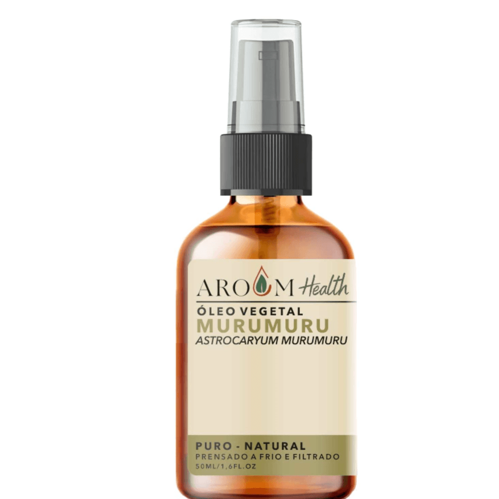Óleo  Murumuru Puro 100% natural cabelo e pele 50 ml Aroom Health