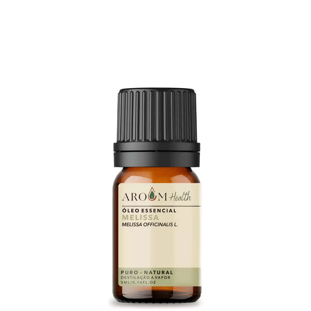 Óleo Essencial Melissa Puro 5 ML Aroom Aromaterapia