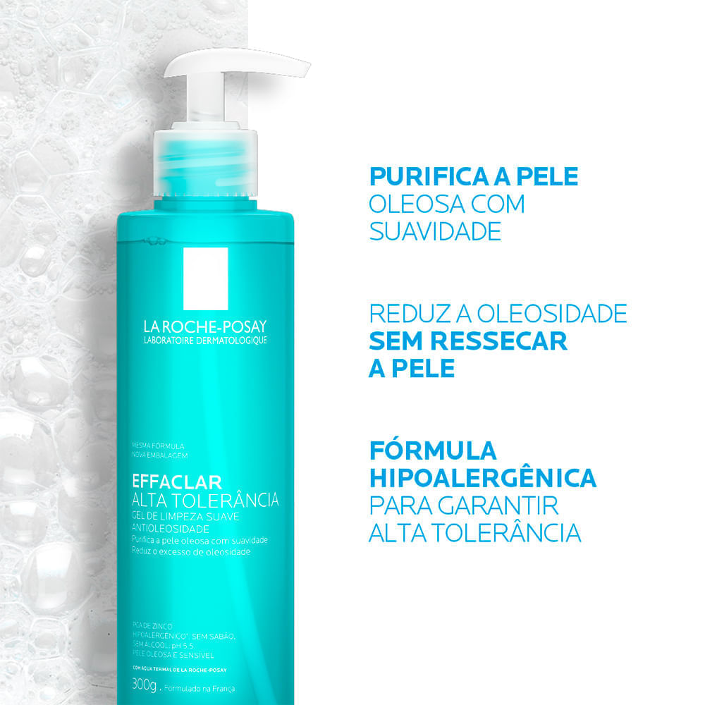 Gel Facial de Limpeza La Roche-Posay Effaclar Alta Tolerância 300 g 300 g