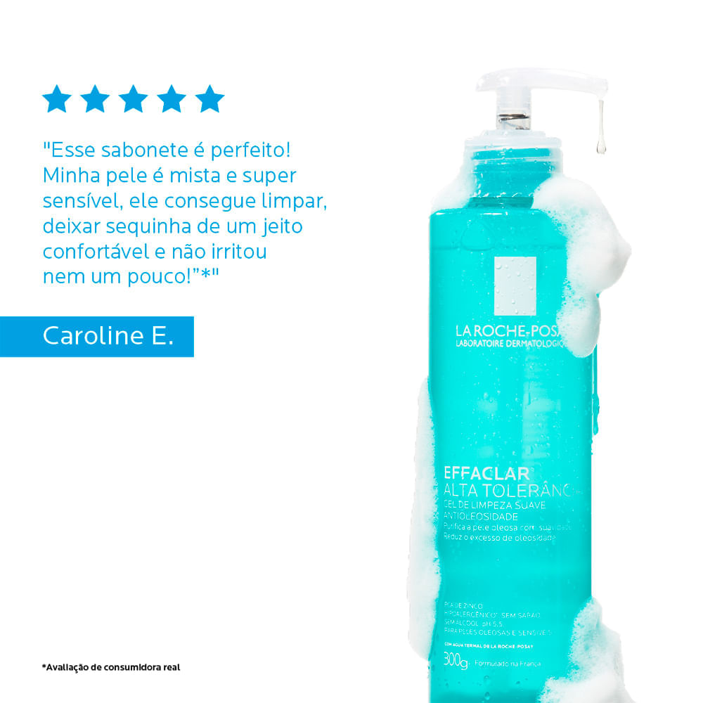 Gel Facial de Limpeza La Roche-Posay Effaclar Alta Tolerância 300 g 300 g