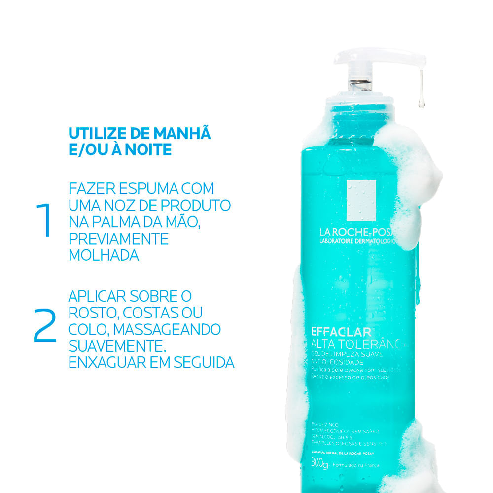 Gel Facial de Limpeza La Roche-Posay Effaclar Alta Tolerância 300 g 300 g