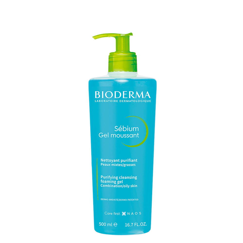 Gel de Limpeza Facial Bioderma Sébium Moussant 500 ml